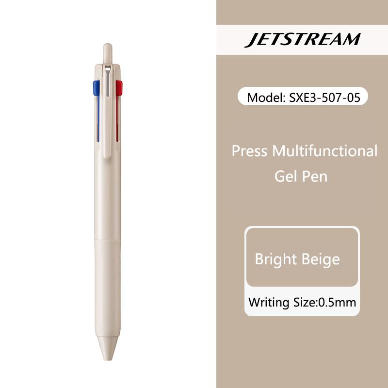 uni JETSTREAM 3 in 1 Multifunction Ballpoint Pen,colores 0.5mm Black/Red/Blue Core boli multifunción Retractable For Note Writin