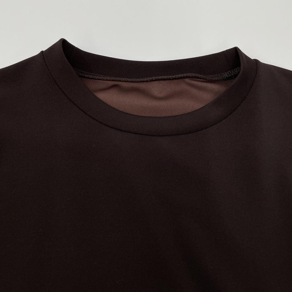 Whim Gazette WGZ1051309A0001 25Stainless Steel Brown Punch Flare Dress dress F BrownUsed