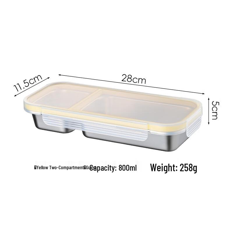OEING Insulated Microwaveable Compartmental Lunch Box