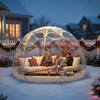 Grote Instant Pop-Up Bellen Tipi, Weerbestendig Buiten Iglo Schermhuis, Oversized Kampeer Pod, Terras Bescherming tegen Kou