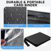 9 Pocket Trading Card Binder, Holds 1080 Cards , Zipper PU Card Folder Holder for MTG, TCG, Baseball, Sports Cards