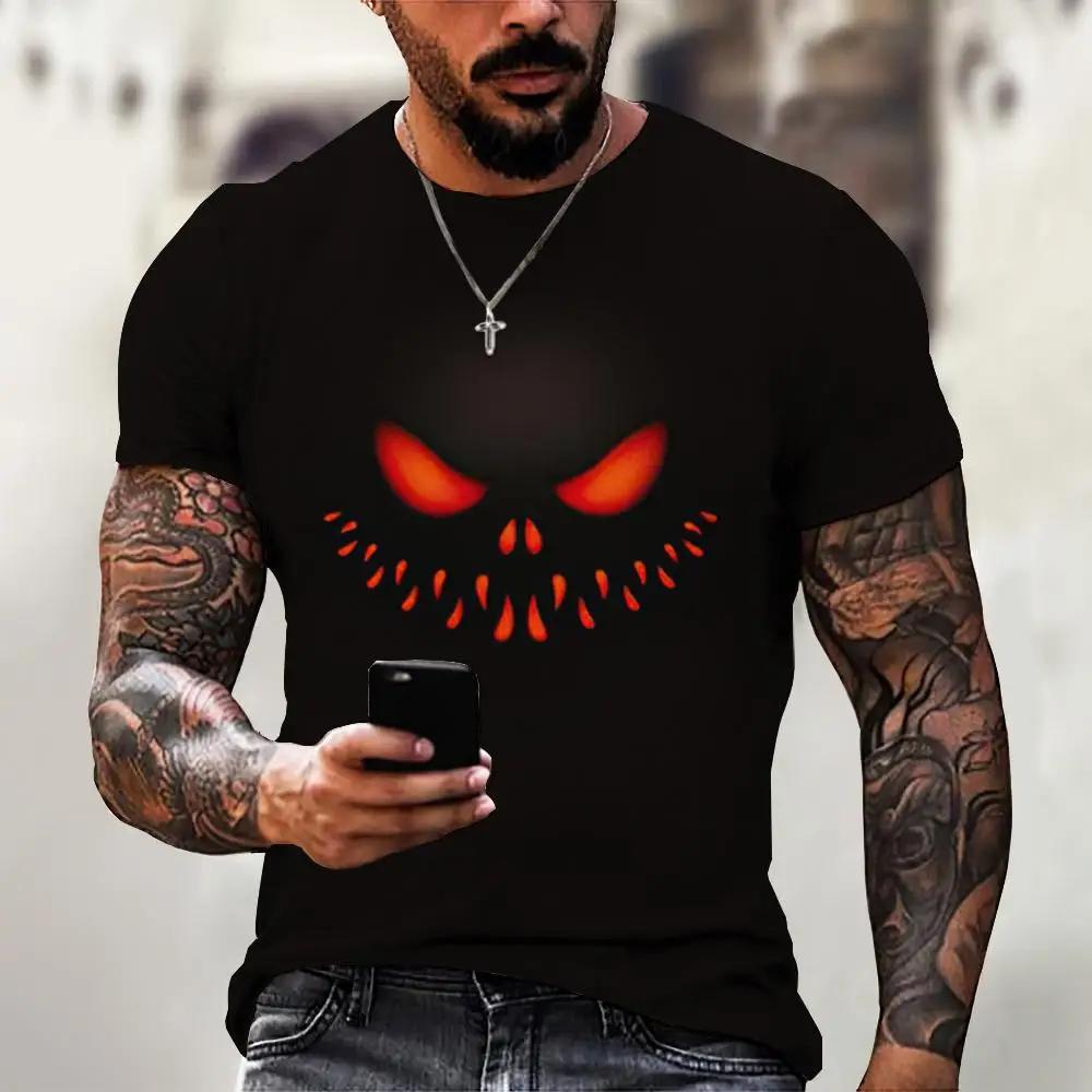 Devil Graphics T-Shirt Casual Men's Short Sleeved 3d Printed Tees Summer Mens Clothing  Male T-shirts