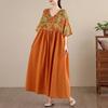 DIMANAF New 2026 Women Plus Size Summer Beach Lady Long Dress Loose Oversize Maxi Floral Print Fashion Holiday