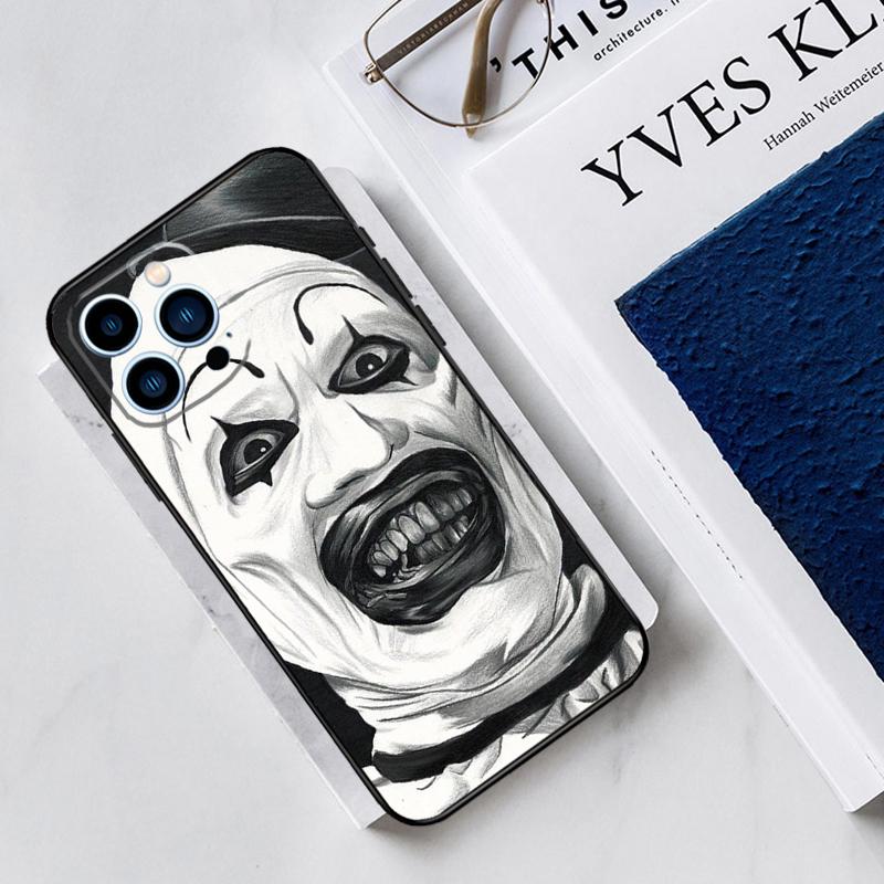 Terrifier Hoesje Voor iPhone 15 16 Pro Max 14 12 11 13 Pro Max Plus XR X XS Max 12 13 Mini Cover