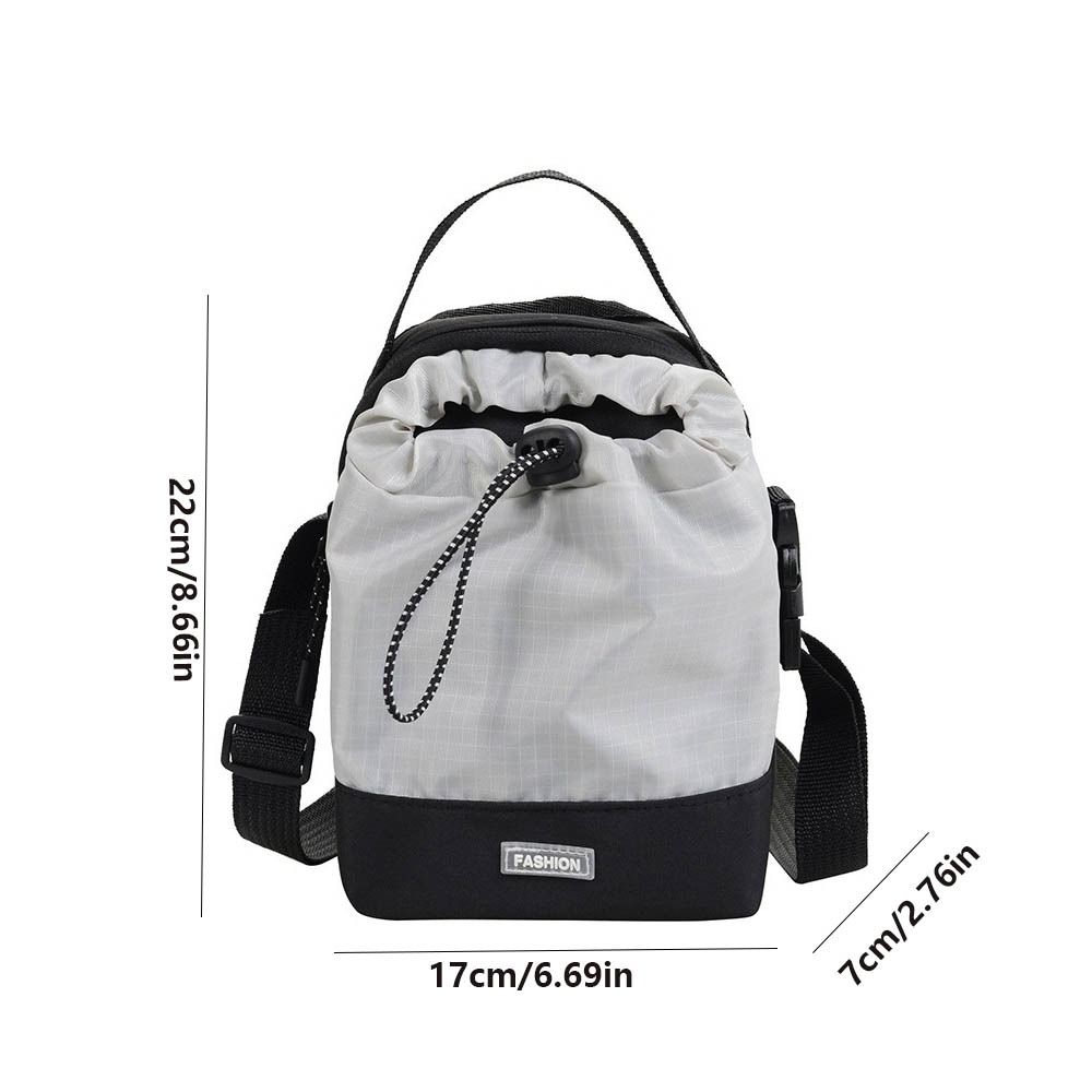 Nylon Phone Bag Lightweight Women Crossbody Bag Leisure Drawstring Shoulder Bag  Daily