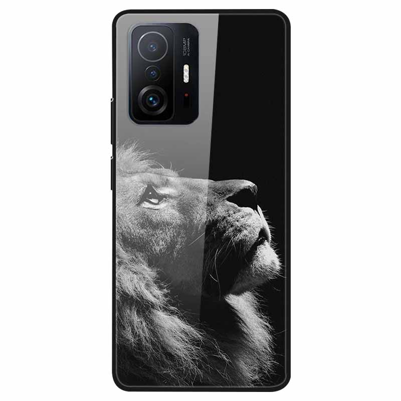 Tempered Glass Case For Xiaomi 11T Cover 6.67 Cool Bumper Hard glass Case For Xiaomi 11T Pro Case Mi 11T Pro Mi11T Capa Shells