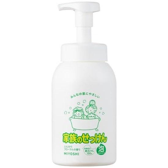MIYOSHI Family Soap Foam Body 600mL Floral Scent