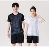 Unisex Quick-Dry Casual Summer Sportswear Set: Short Sleeve & Shorts for Football and Running