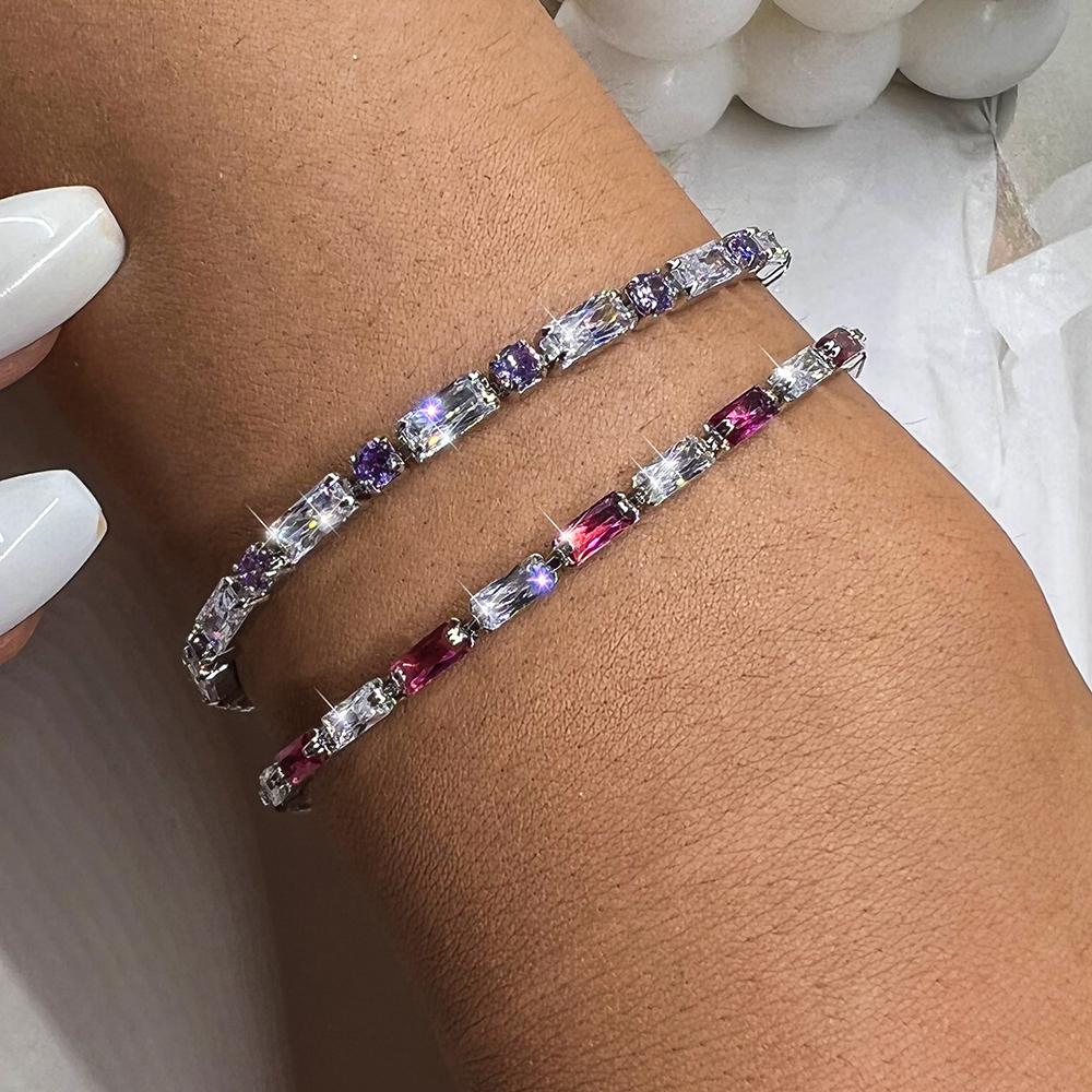 Vintage Krystallkjede Armbånd For Kvinner Menn Metall Sølvfarge Skinnende Butterfly Charm Armbånd Party Trendy Smykkegaver