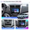 8 Zoll Carplay 2din Android Autoradio Multimidia Video Player Für Hyundai Solaris Accent Verna 2010-2016 Mit Knopf Knopf Navigation GPS 2 + 32 GB