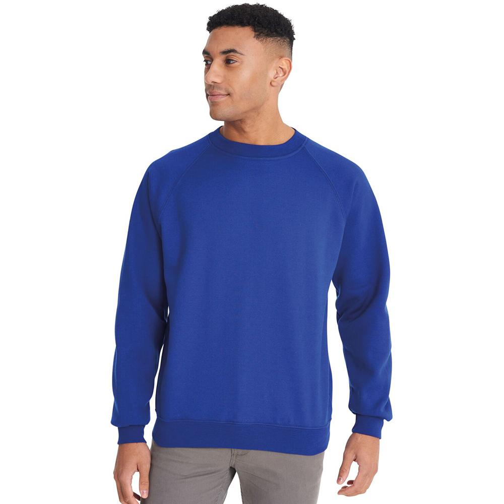 Maddins Pánská mikina Colorsure Plain Crew Neck