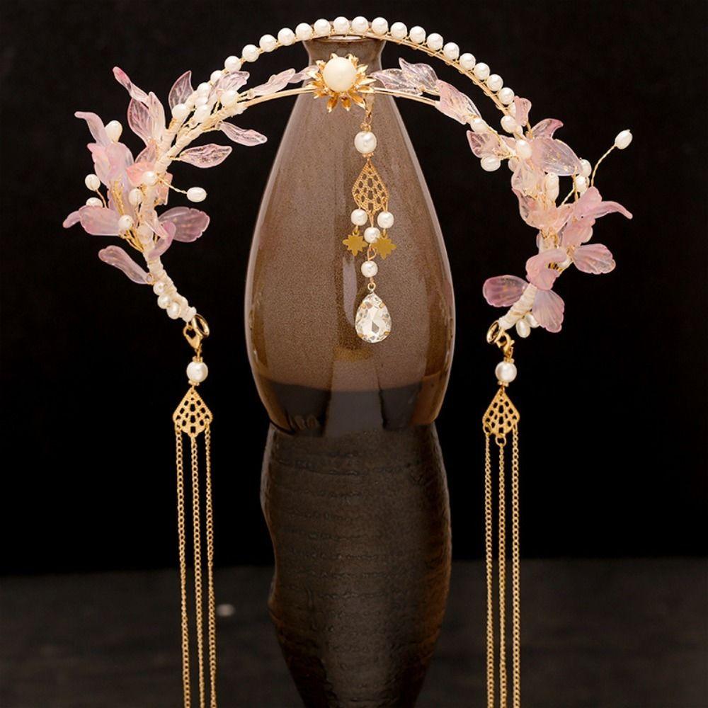 Cosplay Props Temperament Princess Women Headwear Hanfu Headband Hair Accessories Wedding Headdress