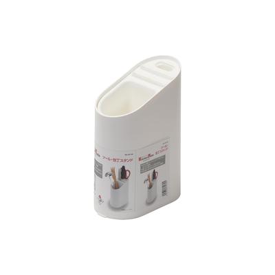 Pearl Metal Kitchen Mate HC-30 Storage Kitchen Tool Stand with Ladle, Spatula, Rice Paddle, and Chopsticks, Made In Japan