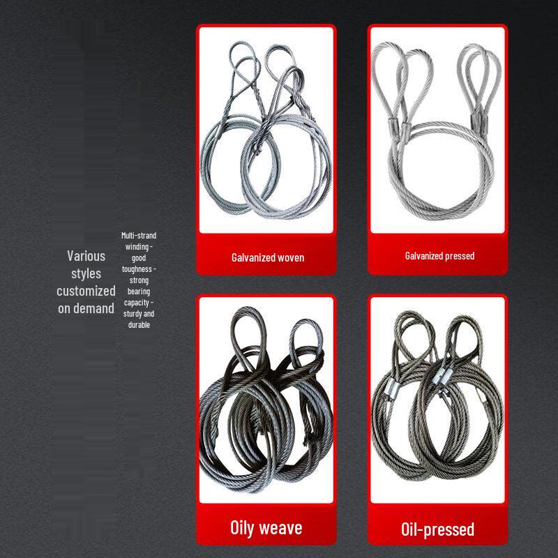 Jundingying Spliced Steel Wire Rope Lifting Sling