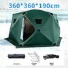 Ice Fishing Cotton Tent Outdoor Warm Camping Tent for Fishing with Windproof Insulation