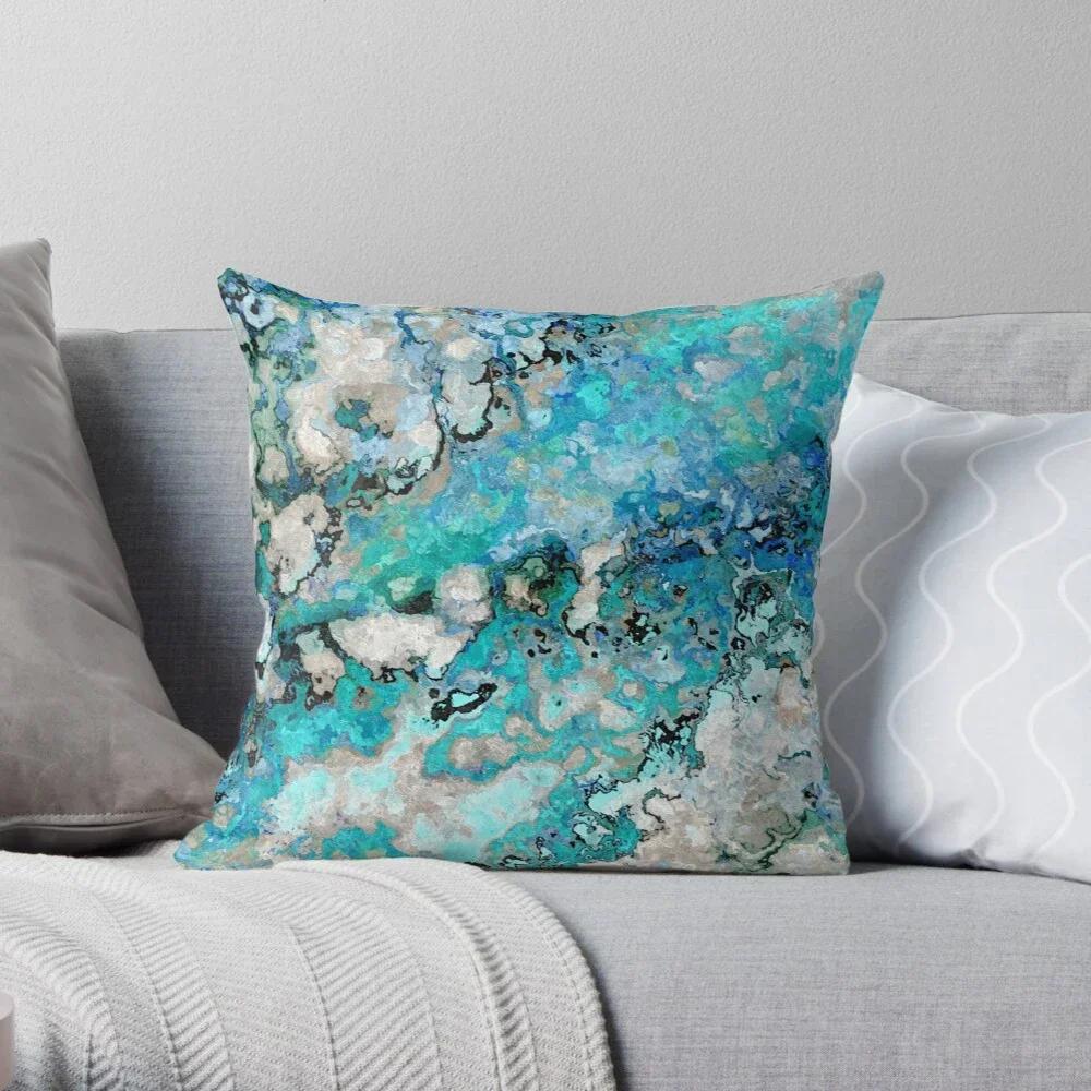 Modern living room sofa Home bed pillow case blue Beach style pillow case  decorative home pillow case cushion cover