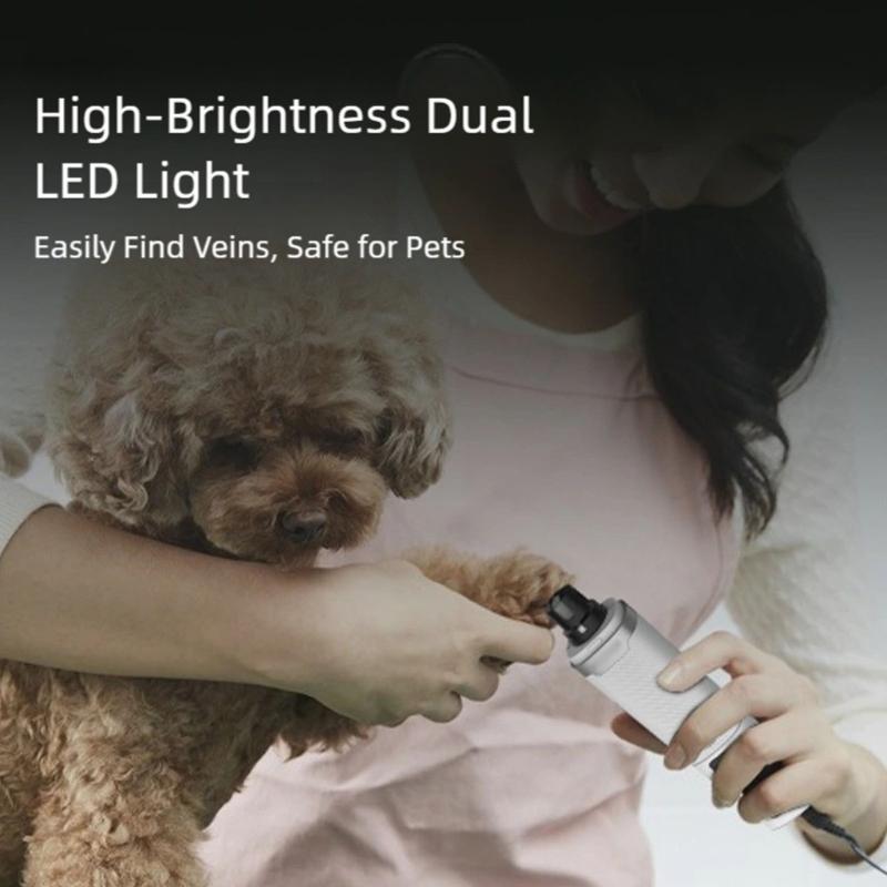 Electric Pet Nail Grinder With Rechargeable Function For Safe Quiet Cats Dog Nail Trimming