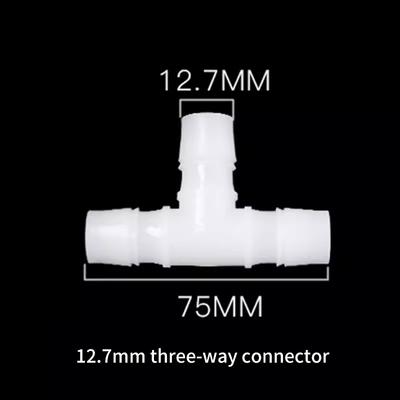 8/12/16/Mm Elbow Connectors Aquarium Tank Fittings Plastic Three-Way Converter Head Pipe Straight Reducer Soft Tube Adaptor