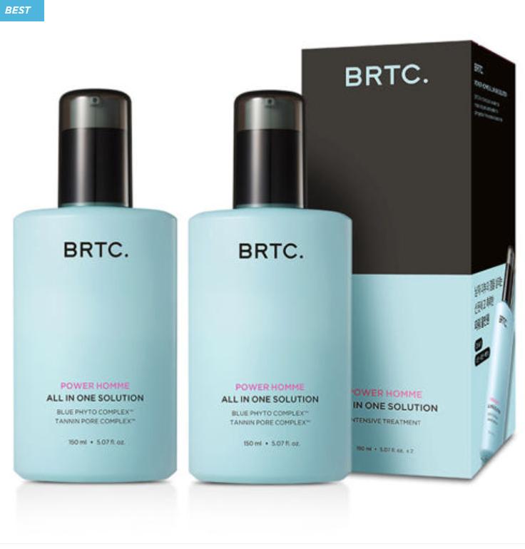 BRTC Power Homme All-In-One Solution 150ml X 2 – Total 300ml Men's Skincare Set