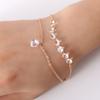 2024 New Fashion Simple Color Gold Femmes Cristal Multicouche Bracelet for Women Girl Jewelry Gifts