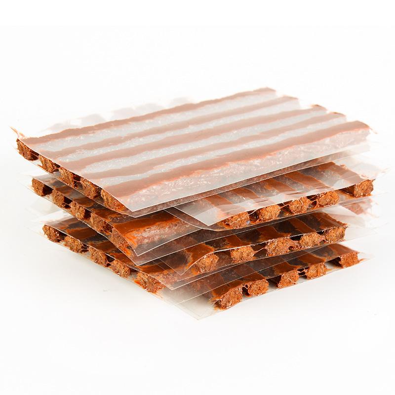 Car Motorcycle Bike Tyre Repairing Rubber Strips 10Pcs Tubeless Tire Repair Strips Stiring Glue For Tyre Puncture Emergency