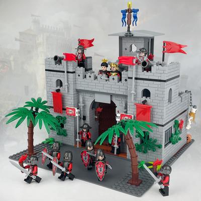 718 pezzi MOC Medievale Schel Hill Castello Guardiano Blocchi da Costruzione Giocattoli per Bambini