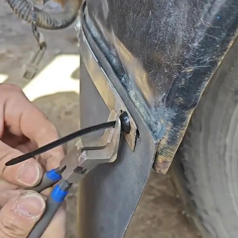 New type of cable tie buckle through nail multifunctional automotive universal cable tie universal cable tie buckle fastener