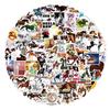 100-Piece Equestrian Graffiti Cartoon Horse Waterproof Stickers for Notebooks, Scooters, and Suitcases