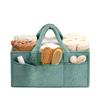 Reisehandtasche Plüsch Baby Wickeltasche Große Kapazität mit Griff Baby Wickelkorb Abnehmbarer Trenner Wickelorganizer Neugeborenes