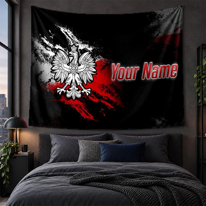 Personalized Tapestry Wall Hanging Poland Pattern Art Background Cloth