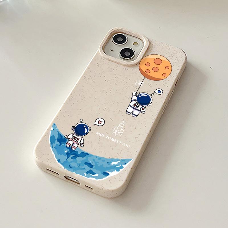 Mobile Phone Cases for iPhone 11 13 XR 15 Pro Max 12 14 Pro Max Case iPhone 16 7 Plus 8 Plus XS Max Degradable and Environmentally Friendly Anti-fall