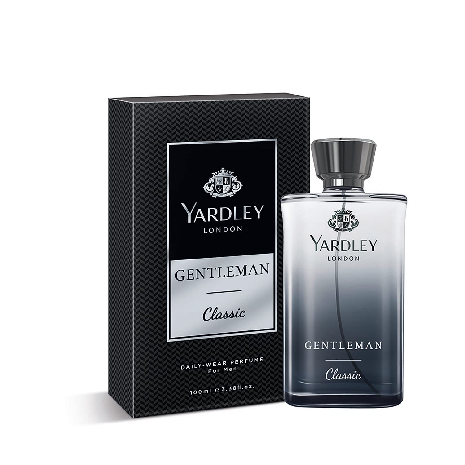 

Yardley London Gentleman Classic Perfume Spray For Men 100ml Fresh Woody Fougere Long Lasting Masculine Fragrance With Elegant Premium Packaging