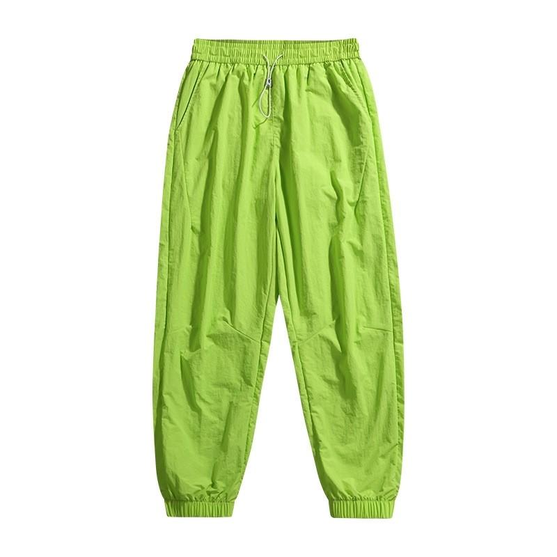 Acu Mens Casual Pants With Wrinkled Effect In Nylon For Summer Leisure Wear