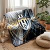 Juventus FC Themen-Decke Weiche Flanell-Decke Plüsch-Überwurf Gemütliche Sofa-Bett-Decke für Wohnkultur