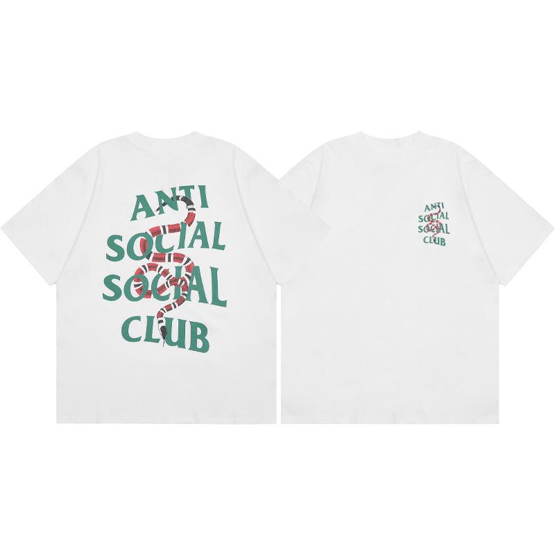 Difference Market Currency ASSC CLUB Hiroshi Fujiwara Lightning Series Printed Men's and Women's Loose Casual Short Sleeve T-Shirt