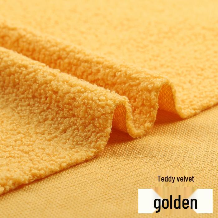 Thick Warm Lamb Wool Coral Fleece Plush Fabric for DIY Clothing & Jacket Linings