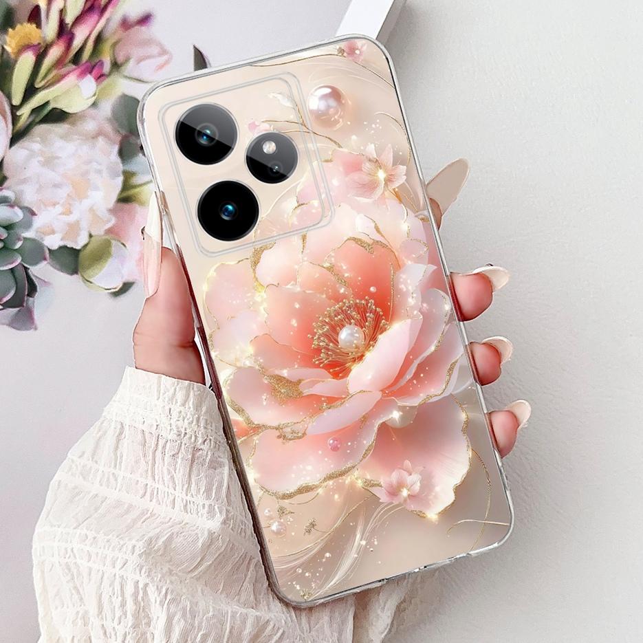 For Realme GT7 5G Case RMX5061 New Luxury Painted Cover Soft Slim Phone Case For Realme GT 7 Pro GT7 T RealmeGT 7T Fundas Bumper
