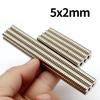 5x2mm Super Silný Neodymový Magnet N35 NdfeB Permanentní Magnetické imanes Kulaté Silné Magnety Lednička