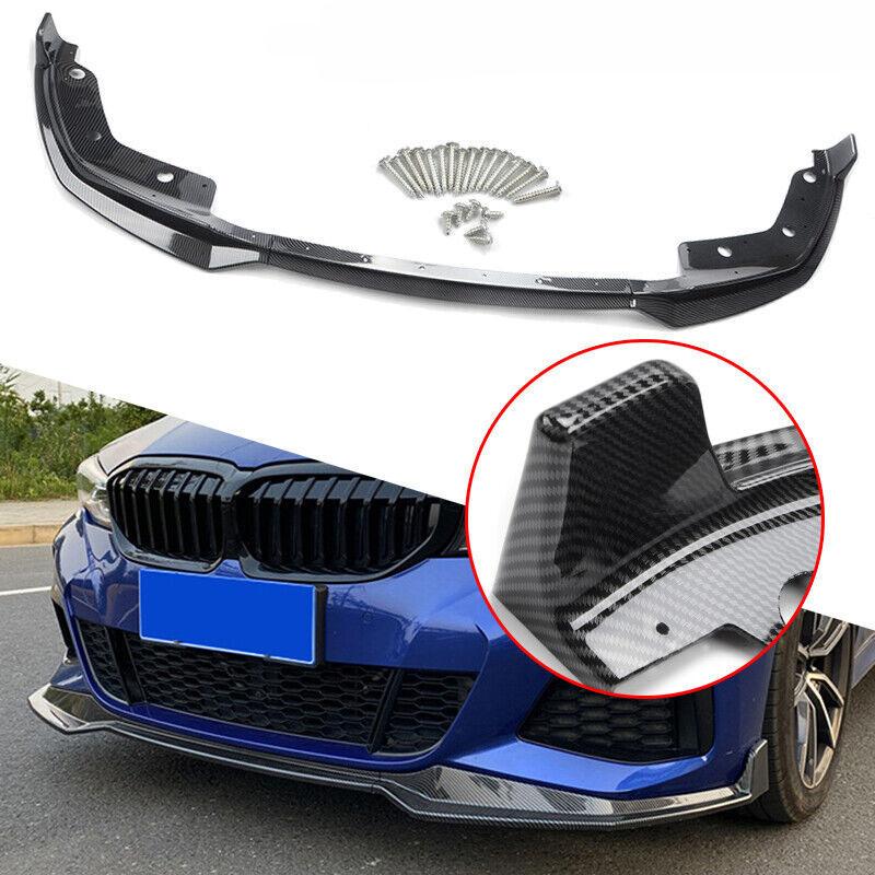 For Bmw 3 Series G20 G21 320i 330i 2019-2025 M Sport Style Diffuser Guard Car Body Kit Cover Front Bumper Splitter Lip