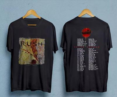 Maglietta Rush Vapor Trails Tour 2002 – Maglietta Vintage per Banda da Concerto