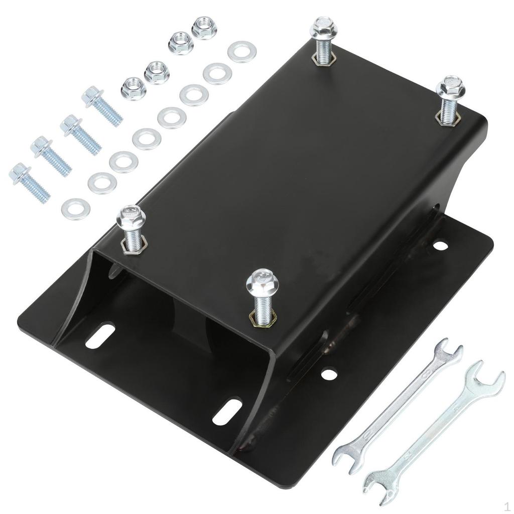 Motorhalterungsadapter Verstellbare Halterung Aluminiumlegierung Motorbefestigungsplatte für