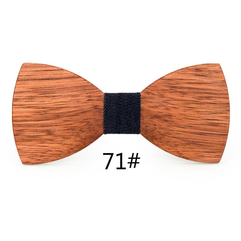 Wood Bow Tie Mens Wooden Bow Ties Party Business Butterfly Cravat Party Ties For Men Wood Ties