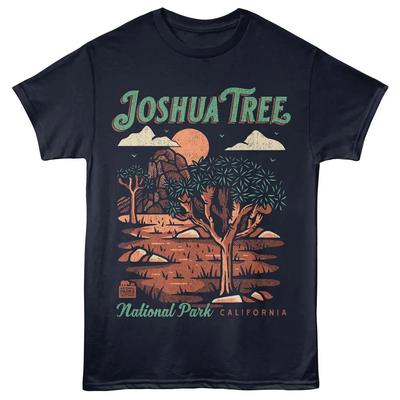 Joshua Tree Retro Poster Print Men's T-Shirt