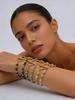 Dainty Boho Colorful Crystal Beads Bracelet for Women, Stainless Steel OT Buckle Natural Stone Bracelet, Exotic Handmade Jewelry
