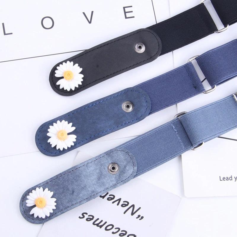 New Buckle-free Elastic Invisible Belt for Jeans Belt Without Buckle Easy Belts Women Men Stretch No Hole Belt