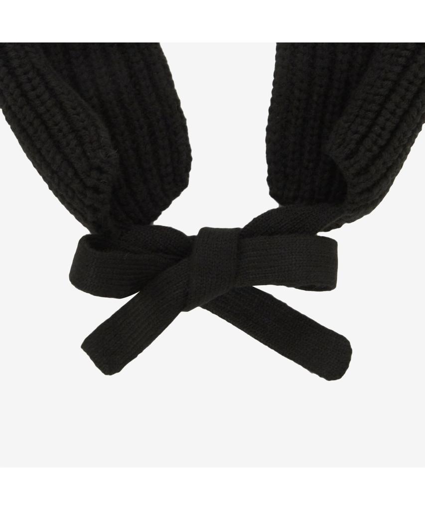 Noseupeiseu Ne3Br56A Women'S Knit Earmuff Beanie Black