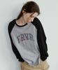 FRIVER07 Friver Graphic Raglan T-Shirt [Frfa05Lt05]_Gray