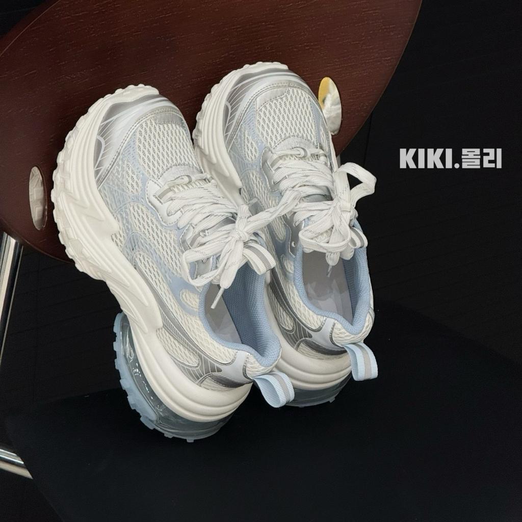 Papa-Schuhe Damen Mesh atmungsaktiv Durian-Plateau neu erhöhend vielseitig lässige Sportschuhe Tide