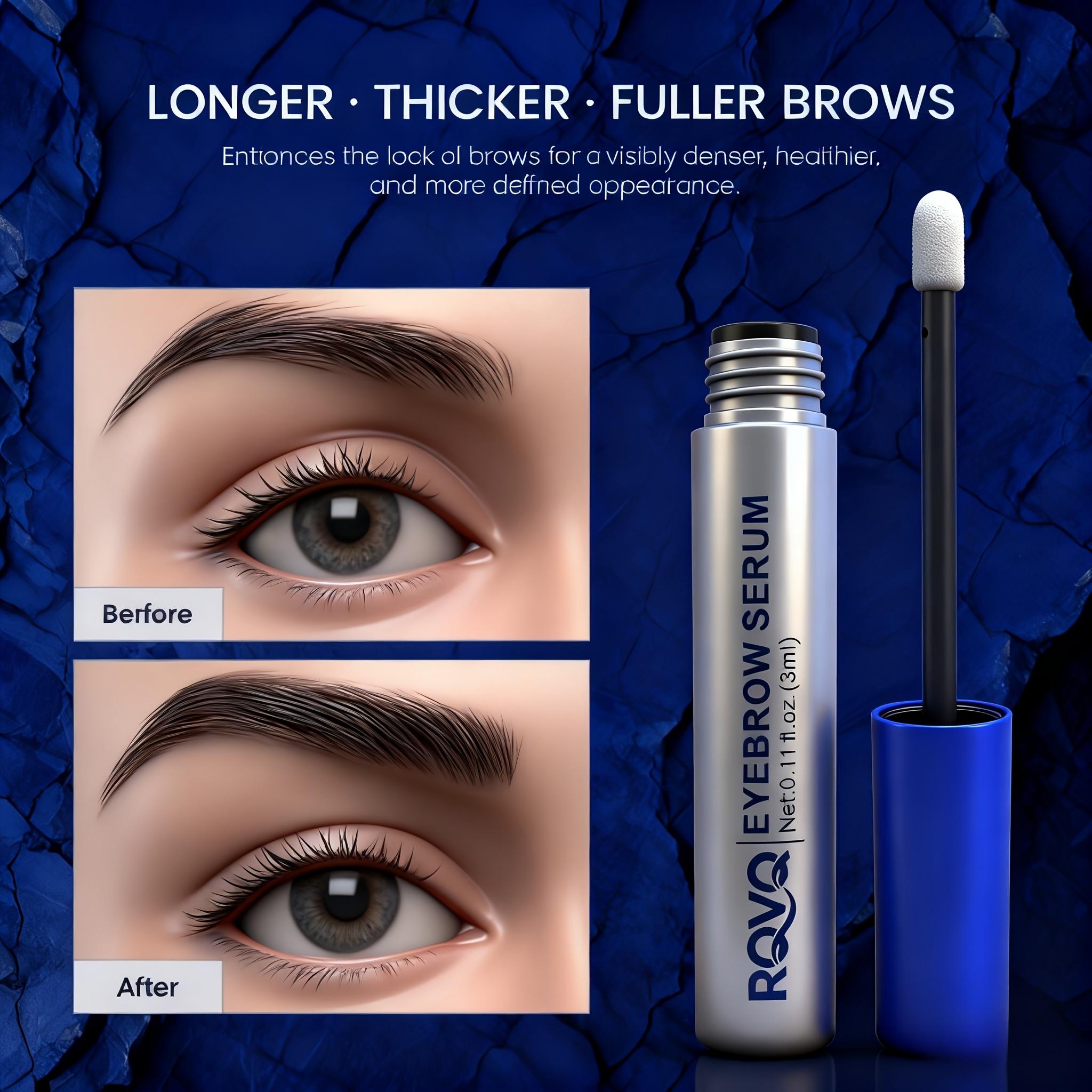 Colorful Makeup Eyebrow Liquid Thick and Long Eyebrow Enhancer Serum Eyelash Serum Form