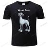New Cotton Unisex Short Funny Great Dane T Shirt Men of Great DiUnisexsions Fashionable Male Unisex TShirt Vintage Teeshirt